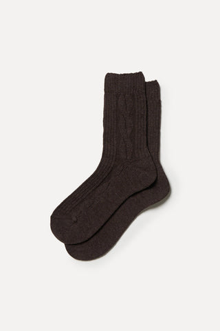 Calcetines de lana y cachemira