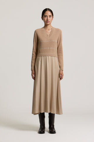 Robe en laine, soie et cachemire 2 / 4