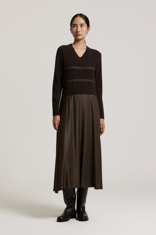 Robe en laine, soie et cachemire 1 / 4