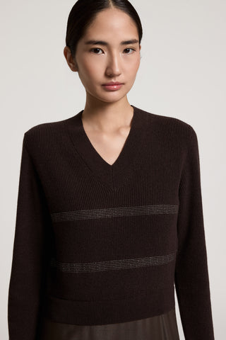 Robe en laine, soie et cachemire 3 / 4