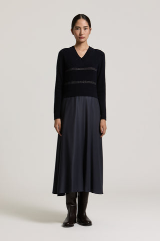 Kleid aus Wolle, Seide und Kaschmir 1 / 4