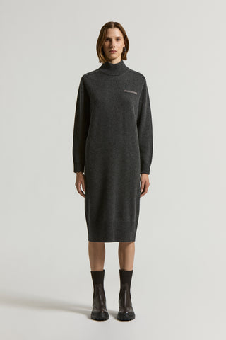 Cashmere, silk and wool yarn dress