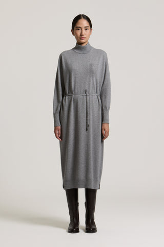 Robe longue en laine, soie et cachemire 2 / 4