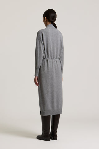 Robe longue en laine, soie et cachemire 4 / 4