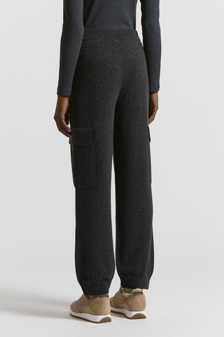 Silk and cashmere trousers