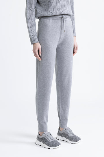 Wool, silk and cashmere joggers  