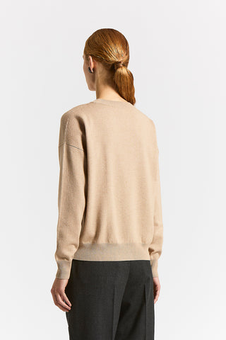 Wool, silk, cashmere and viscose sweater