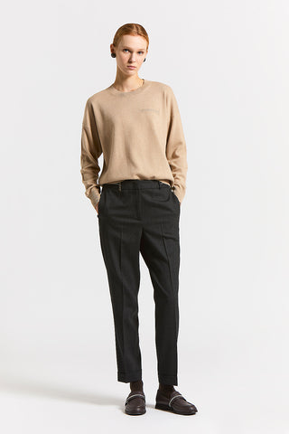 Wool, silk, cashmere and viscose sweater