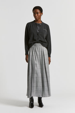 Cashmere, silk and wool yarn jumper
