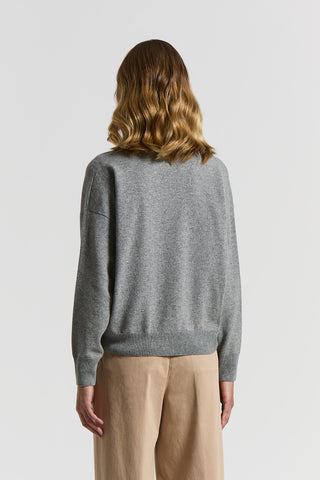 Wool, silk, cashmere and viscose sweater