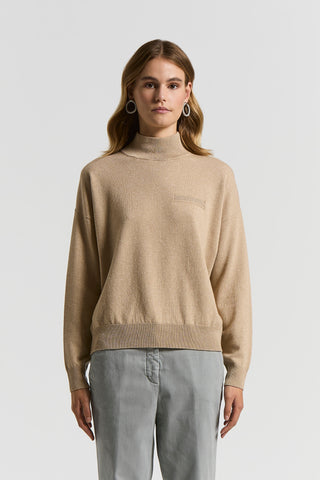 Wool, silk, cashmere and viscose sweater