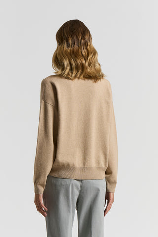 Wool, silk, cashmere and viscose sweater