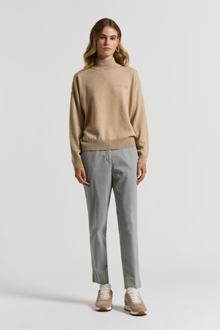 Wool, silk, cashmere and viscose sweater