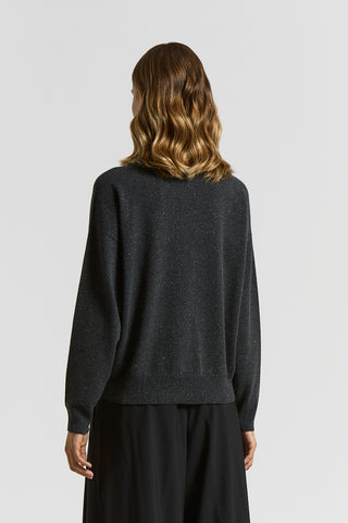 Wool, silk, cashmere and viscose sweater