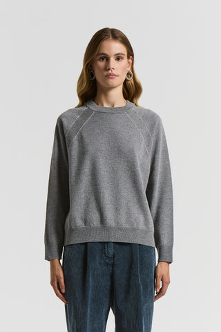 Cashmere, silk and wool jumper