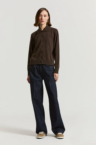 Cashmere, silk and wool cardigan with buttons