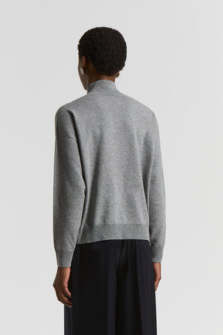 Cashmere, silk and wool jumper with diamond detailing