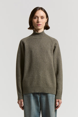 Lurex, cashmere and wool jumper