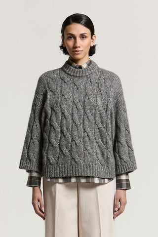 Alpaca, wool and silk sweater