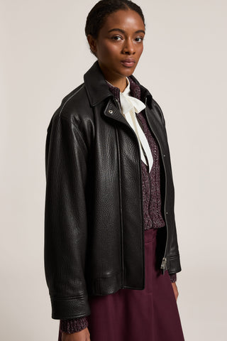 Chaqueta de cuero auténtico 2 / 3