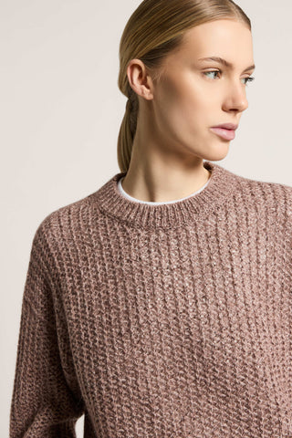 Alpaca, wool and cotton sweater