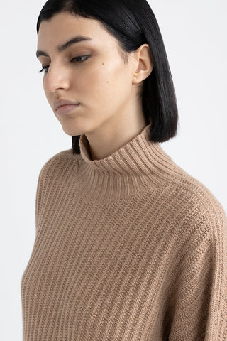 Wool, silk, cashmere and lurex sweater  