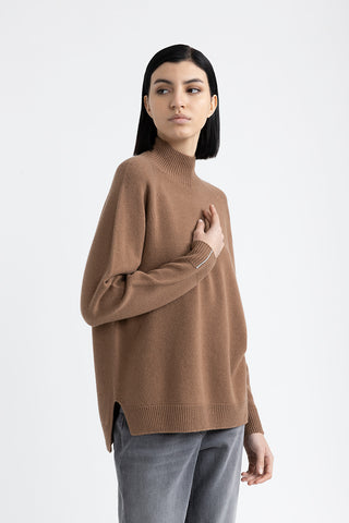 Wool, silk and cashmere sweater  