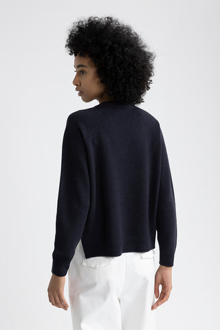 Wool, silk and cashmere sweater  