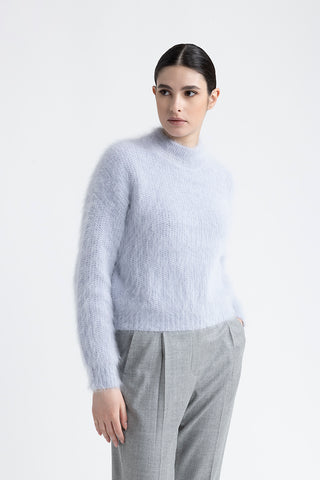 Angora wool yarn sweater  