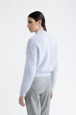 Angora wool yarn sweater  