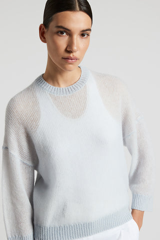 Virgin wool and alpaca tricot sweater