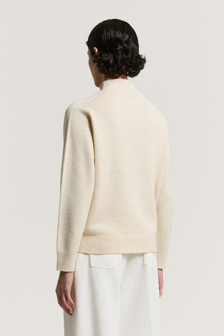 Pullover aus Wolle, Seide, Kaschmir und Lamé
