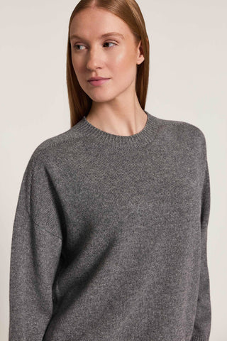 Pull en laine, soie, cachemire et lamé