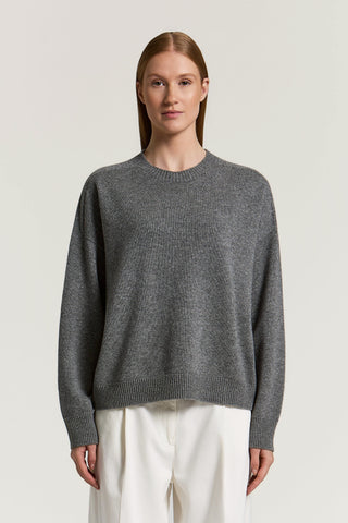 Pull en laine, soie, cachemire et lamé