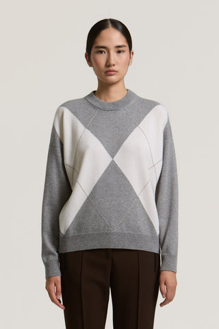Pull en laine, soie et cachemire 1 / 3