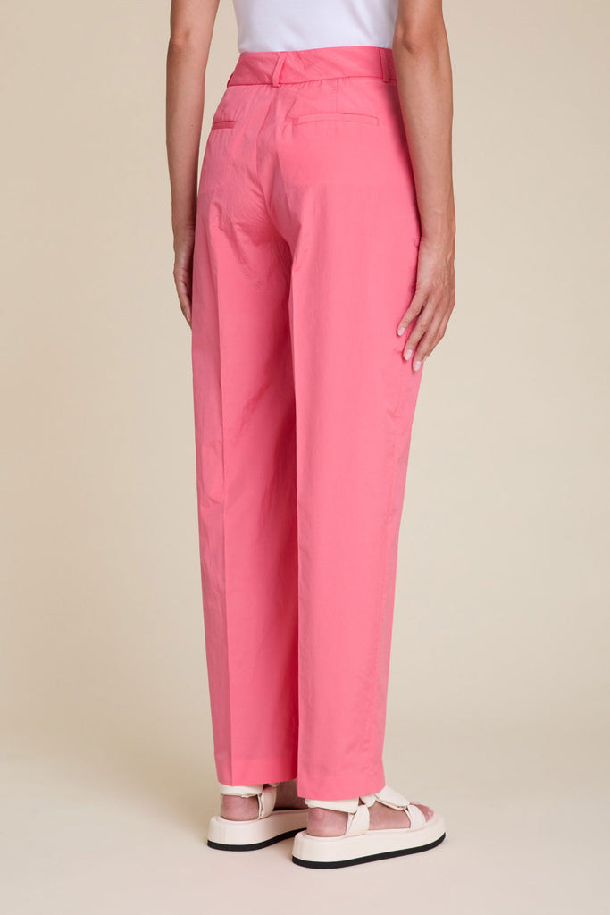 Loose  relaxed trousers in Vela technical popeline  