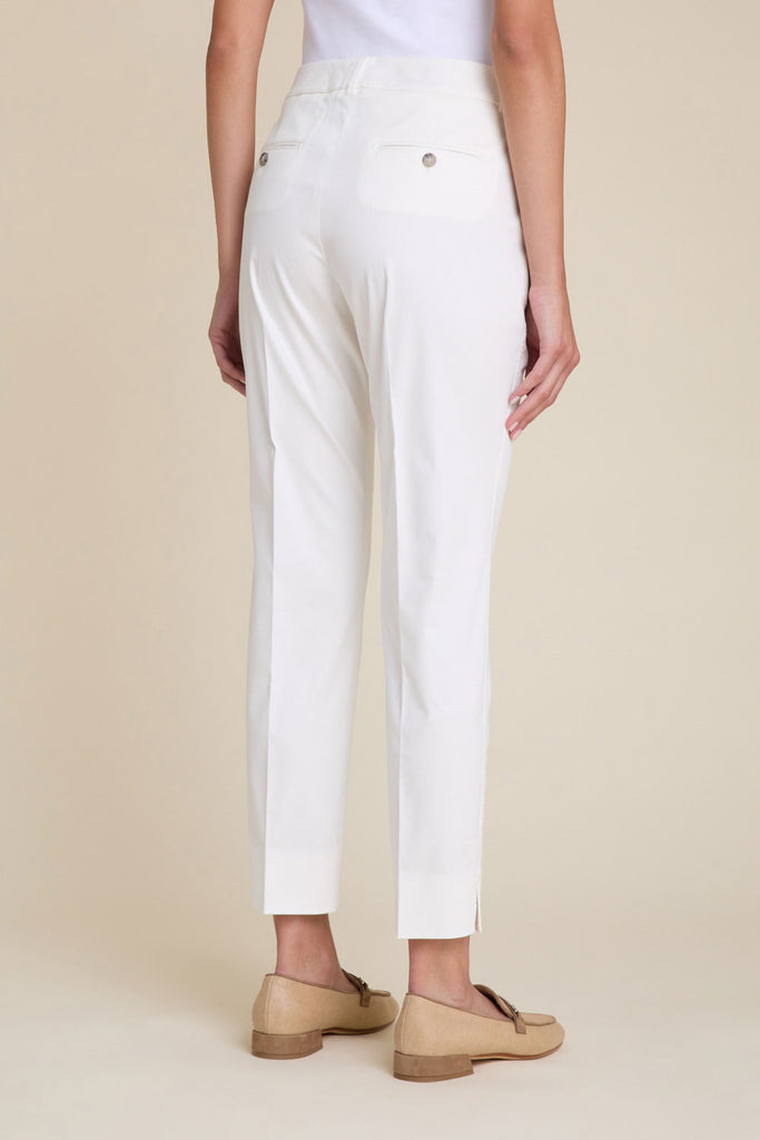 Iconic Fit trousers in cool  comfort cotton matte satin  