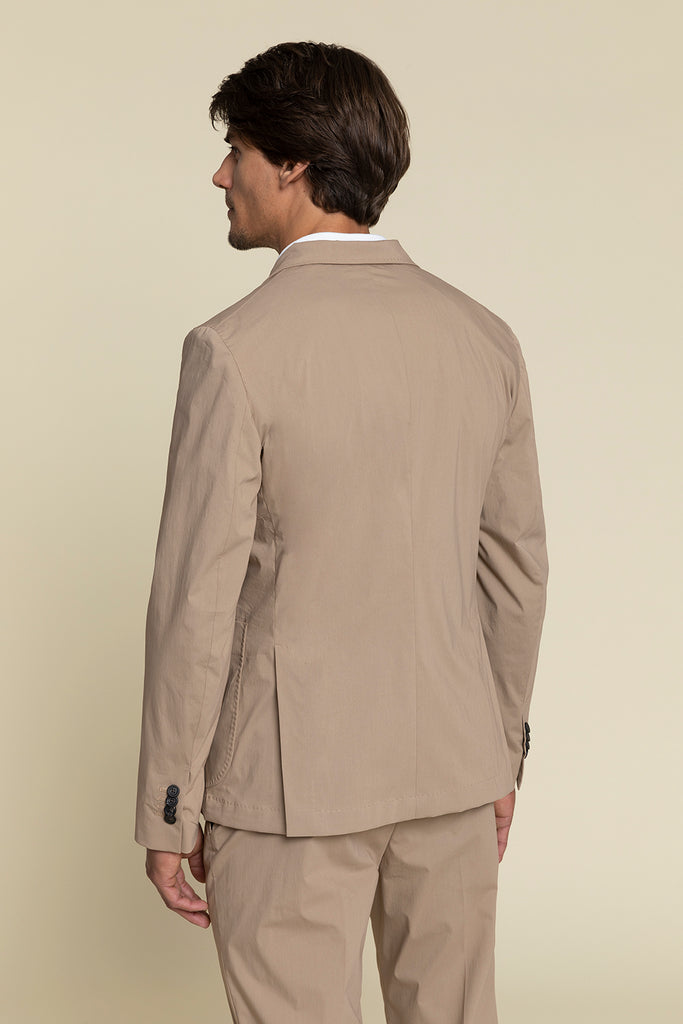 THREE BUTTON TECHNICAL COTTON JACKET  